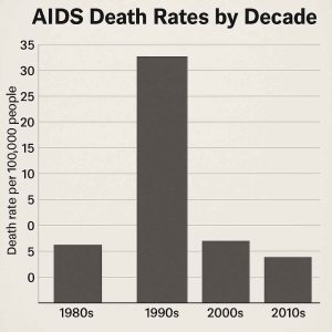 AIDS Death Rates by Decade: A Historical Look at the Epidemic