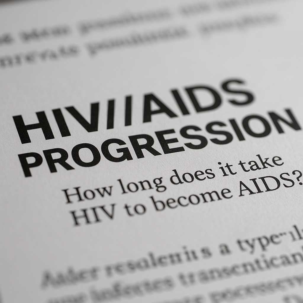How Long Does It Take for HIV to Become AIDS?